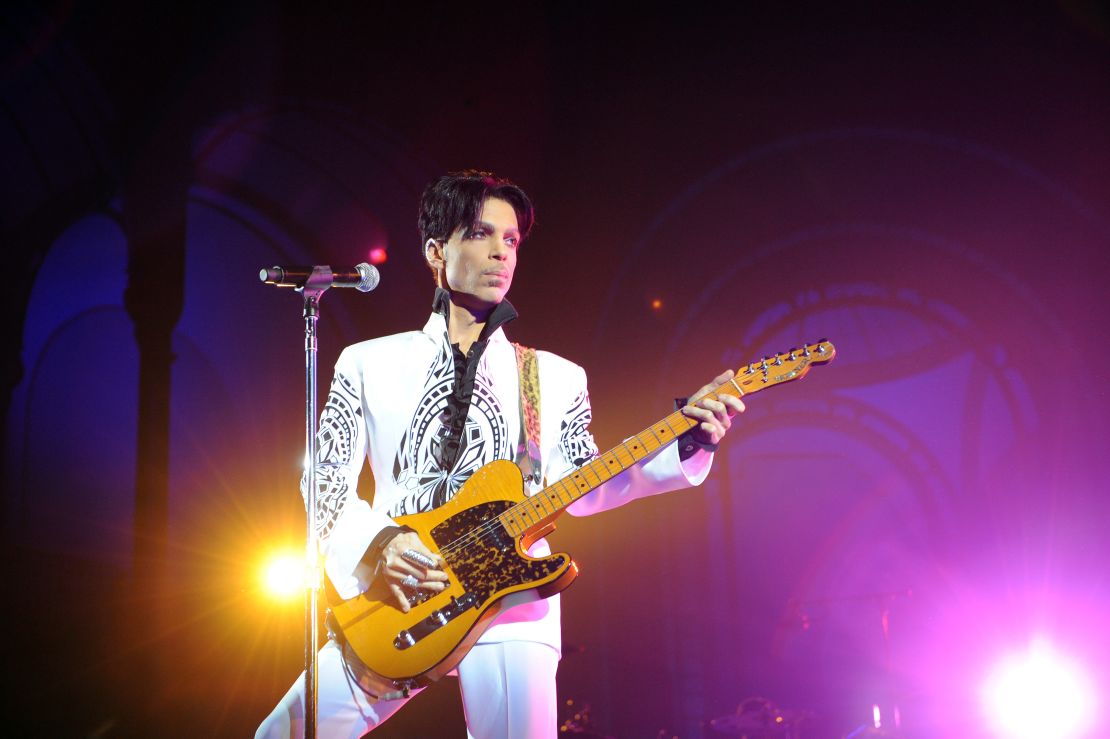 The late, great Prince performs on October 11, 2009, at the Grand Palais in Paris. 