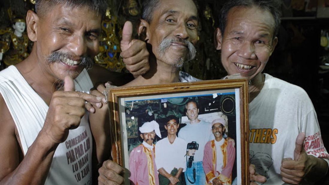 <strong>Mandalay's Moustache Brothers: </strong>In Lonely Planet Myanmar, Cummings highlighted nightly home performances by Mandalay's Moustache Brothers, a comedy troupe the military government banned from touring. 