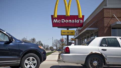 McDonald's is giving out free meals to first responders and healthcare workers.