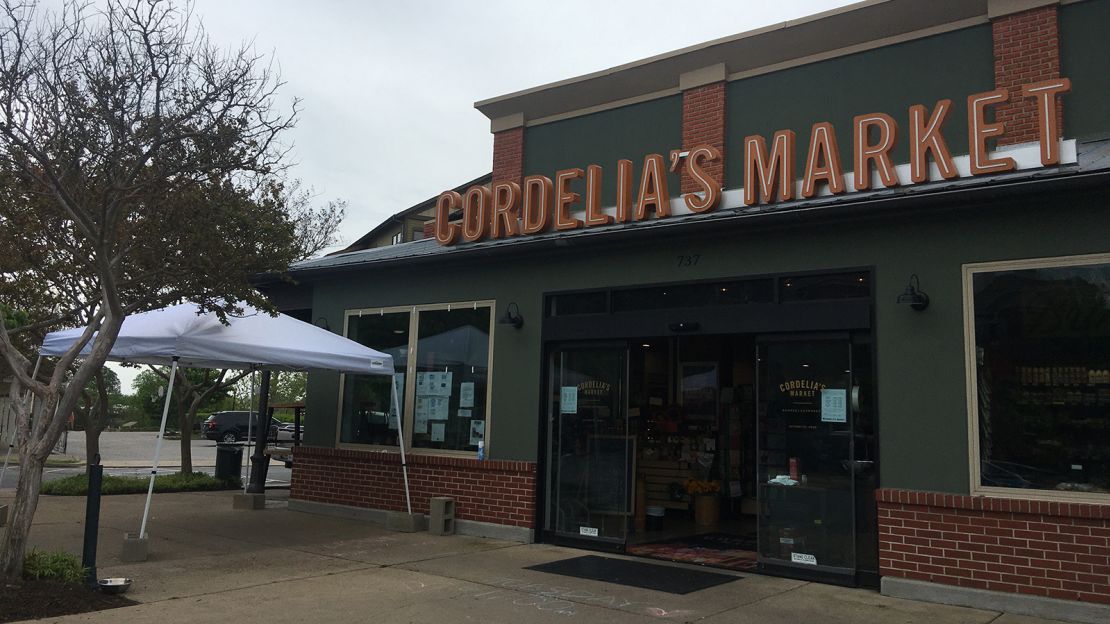 Some small grocers such as Cordelia's Market in Memphis require customers to wear masks.