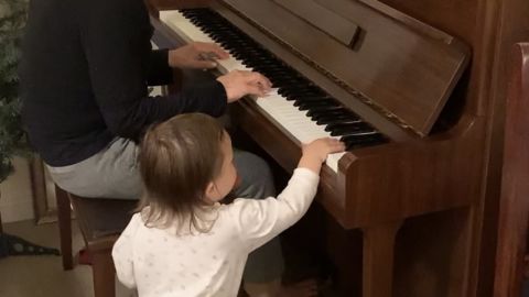 Walker's mother and daugher share a passion for music.