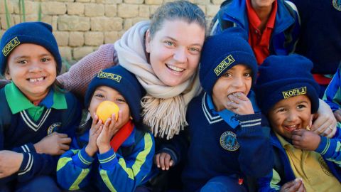 Maggie Doyne is responsible for dozens of kids at her Kopila Valley Children's Home in Surkhet, Nepal.
