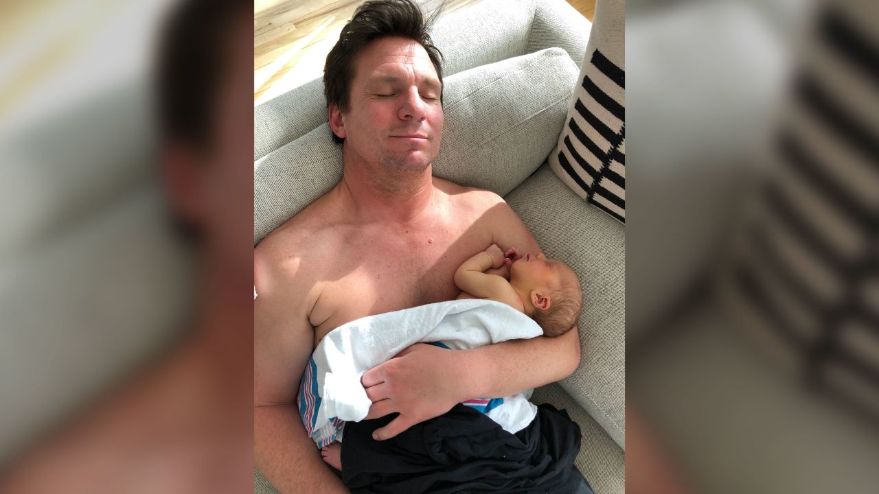 Bill Weir and son