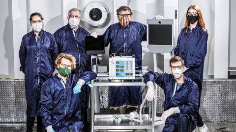 Engineers at NASA's Jet Propulsion Laboratory in Pasadena created a ventilator prototype designed to help coronavirus patients.