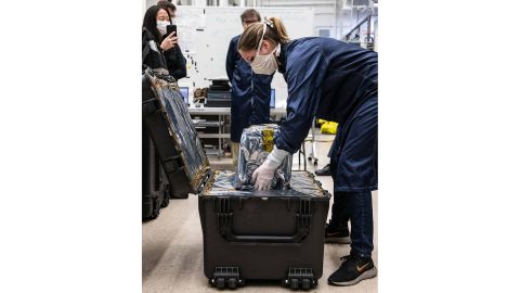 Engineers at NASA shipped the prototype ventilator for coronavirus disease patients to the Icahn School of Medicine at Mount Sinai in New York.