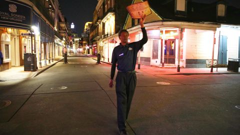 Jarvis Davis, who's worked on Bourbon Street since he was 8, says he's never seen it so quiet.