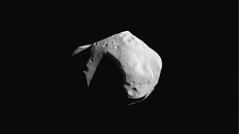 We don't have images of the newly discovered asteroids, but the researchers imagine they look similar to this one, called Mathilde, imaged by NASA's NEAR Shoemaker mission in 1997. 