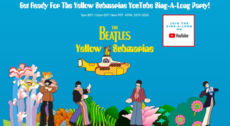 Beatles host 'Yellow Submarine' sing-a-long watch party