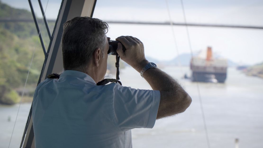 Captain Nicolò Alba, on board the Costa Deliziosa.