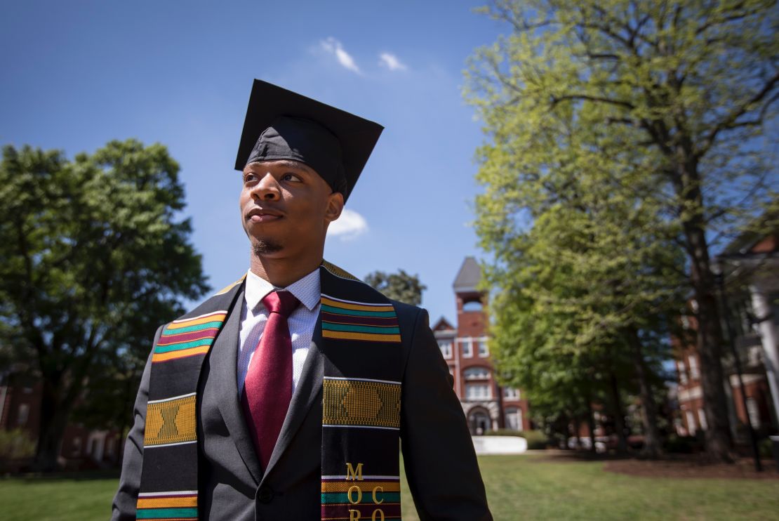 A graduate of Morehouse College in Atlanta.