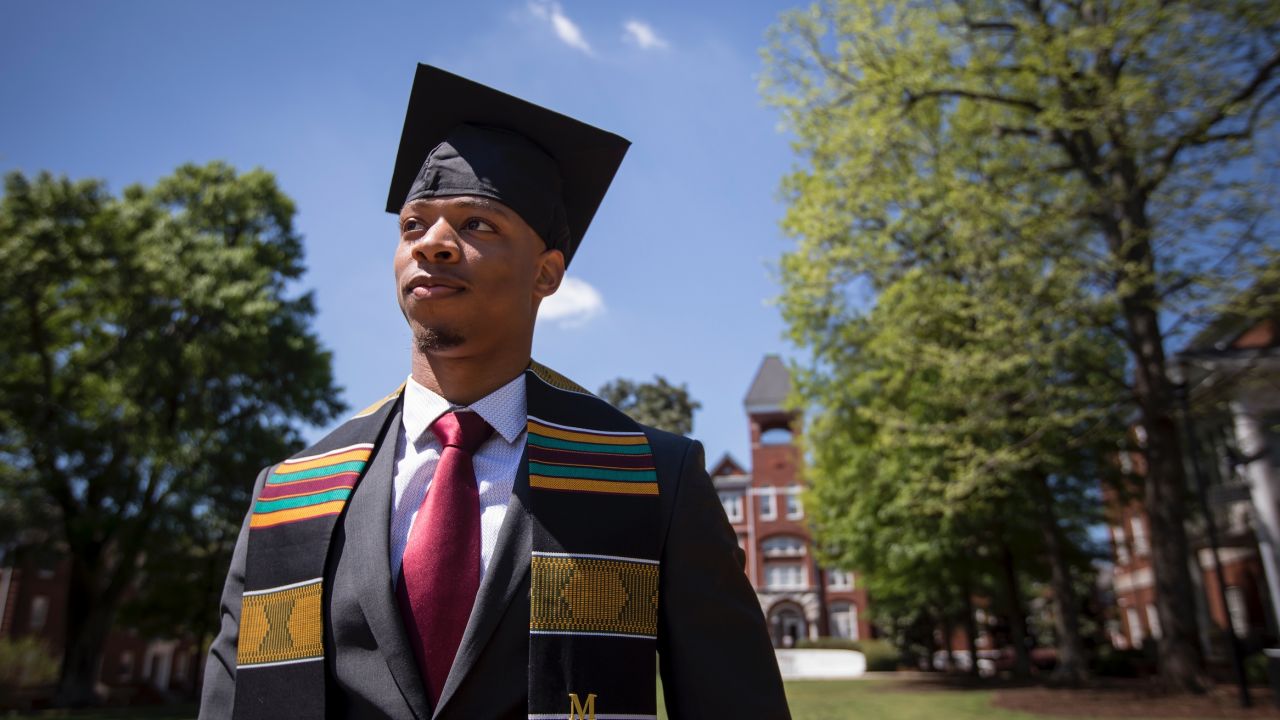 A graduate of Morehouse College in Atlanta.