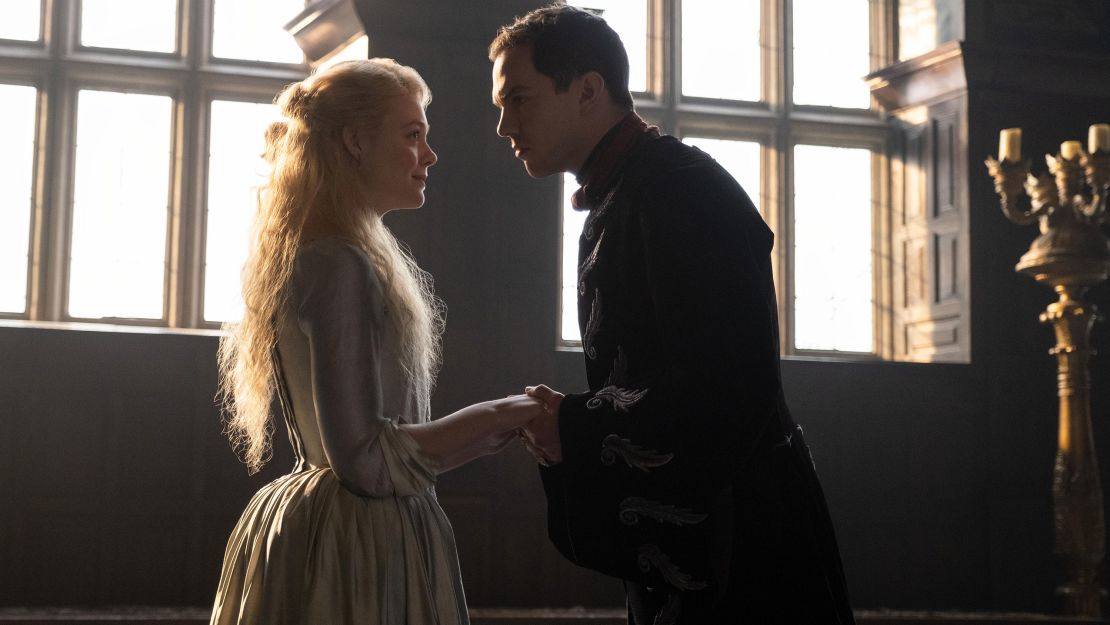 Hulu's 'The Great' stars Elle Fanning and Nicholas Hoult. (Photo by: Nick Wall/Hulu)