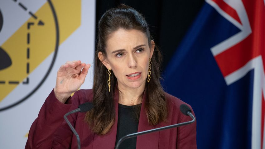 Prime Minister Jacinda Ardern speaks at a briefing on the coronavirus pandemic at Parliament on April 27, 2020 in Wellington, New Zealand. New Zealand will drop to Alert Level 3 of lockdown at 11:59 pm on April 27. New Zealand has been in in full lockdown since March 26 in an effort to slow the spread of COVID-19 across the country. Under the current COVID-19 Alert Level 4 measures, all non-essential businesses have been closed, including bars, restaurants, cinemas and playgrounds. All indoor and outdoor events are banned, while schools have switched to online learning. Essential services remain open, including supermarkets and pharmacies.