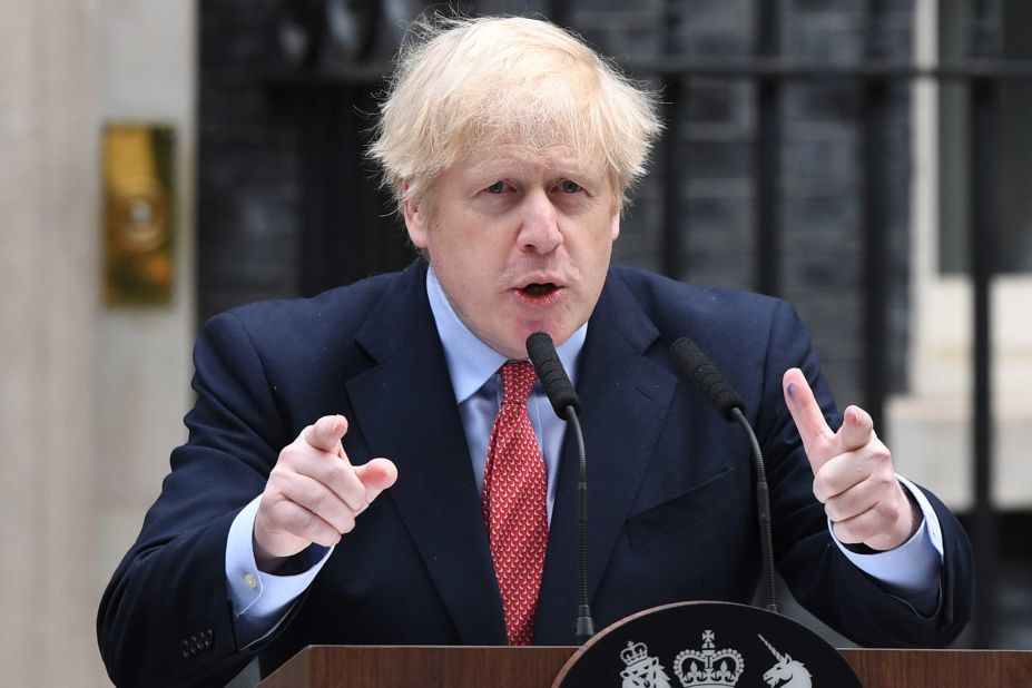 After recovering from the coronavirus, Johnson <a href="https://edition.cnn.com/2020/04/27/uk/boris-johnson-downing-street-speech-return-intl-gbr/index.html" target="_blank">returned to work</a> in late April 2020.