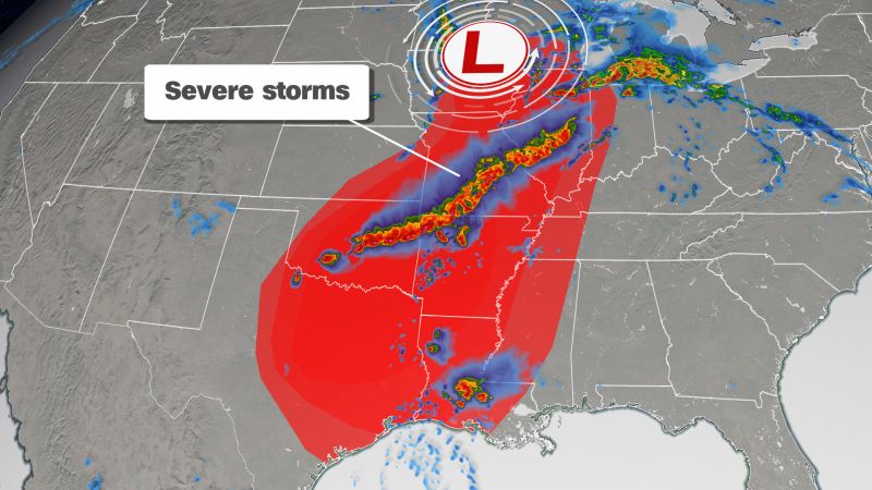 Severe Storms Threaten Texas, Arkansas And Louisiana | CNN