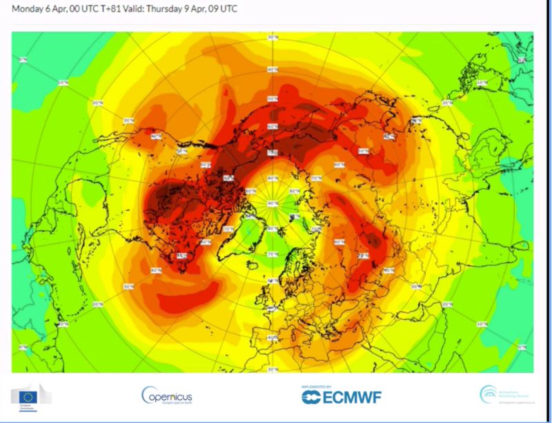 Arctic ozone hole that become the region's largest ever recorded