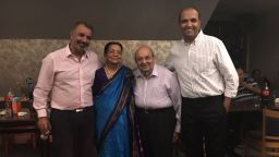 Raj Nathwani, Kanchan, Suryakant, and Manish Nathwani (from left to right) are pictured.