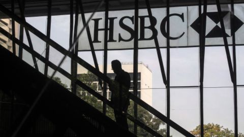 HSBC's main office in the Central district of Hong Kong.