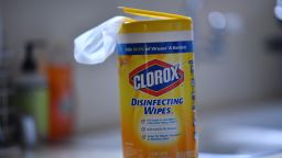 This illustration photo shows a container of Clorox disinfecting wipes in a kitchen in Culver City, California, on April 24, 2020, amid the novel coronavirus pandemic. - Top White House coronavirus advisor Deborah Birx shrank in horror and around the nation comedians sharpened their pens: President Donald Trump had just asked if virus victims couldn't be injected with disinfectant. Even as a new poll shows most Americans wish the former real estate magnate would leave science to the experts, Trump on April 23 evening hit a new high in the annals of amateur presidential doctoring. (Photo by Chris Delmas/AFP/Getty Images)