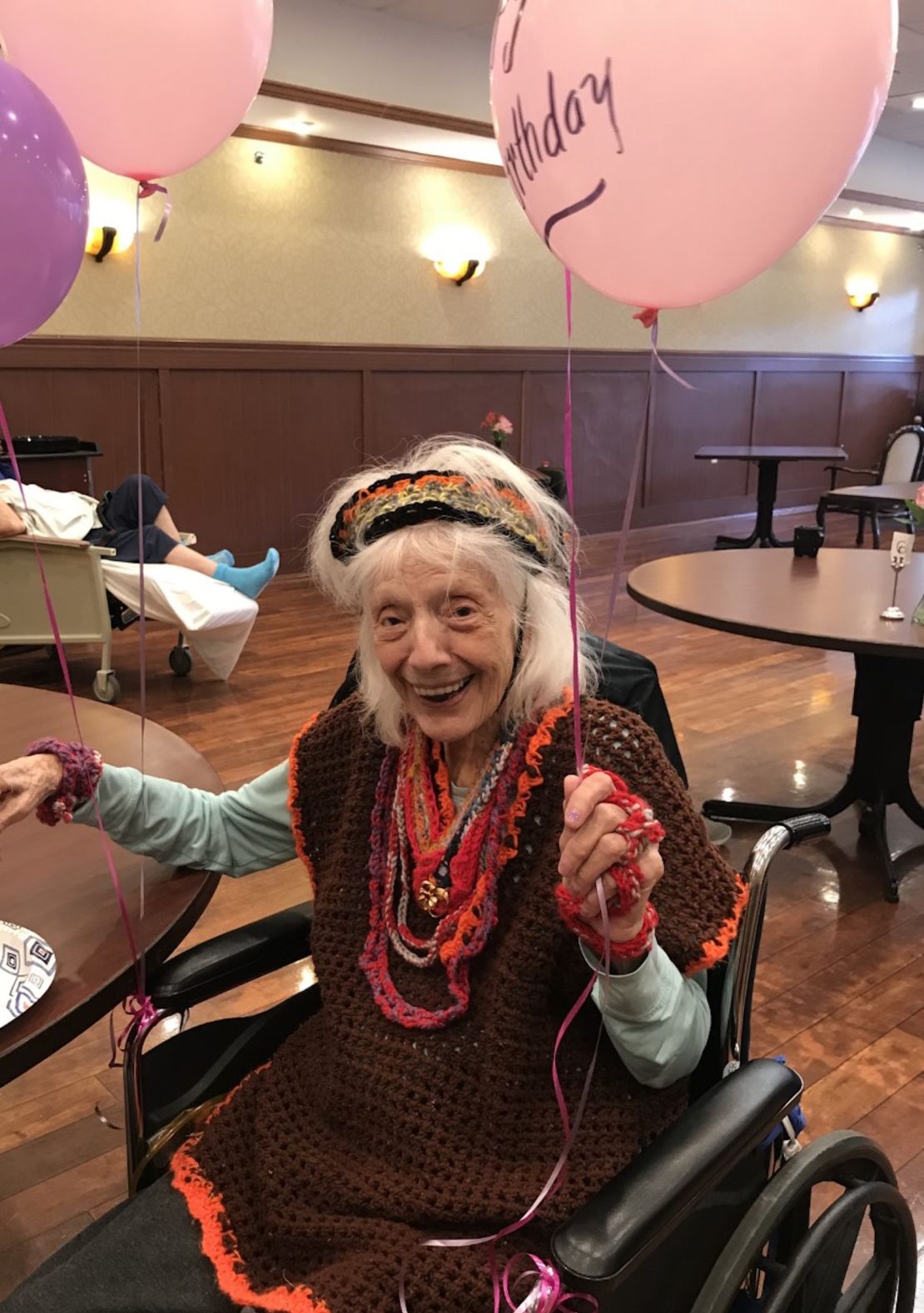 Angelina Friedman celebrates her 101st birthday. 