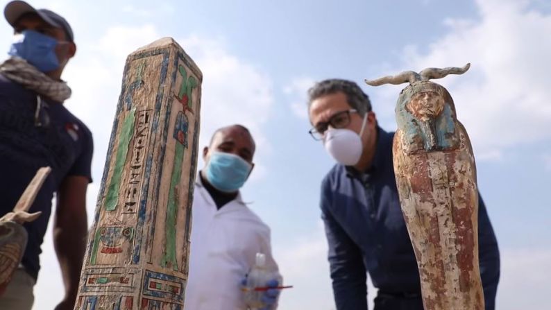 <strong>Recent announcements</strong>: Another recent discovery took place in Sacred Animal Necropolis in Saqqara, an ancient burial ground that's about 20 miles south of Cairo.