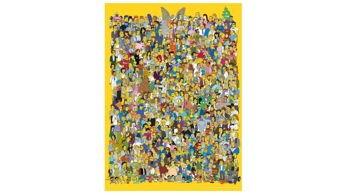 The Simpsons Cast 1000 Piece Puzzle