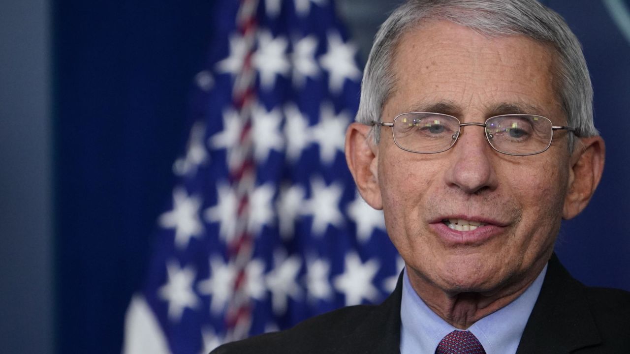 Director of the National Institute of Allergy and Infectious Diseases Anthony Fauci speaks during the daily briefing on the novel coronavirus, which causes COVID-19, in the Brady Briefing Room of the White House on April 22, 2020, in Washington, DC. (Photo by MANDEL NGAN / AFP) (Photo by MANDEL NGAN/AFP via Getty Images)