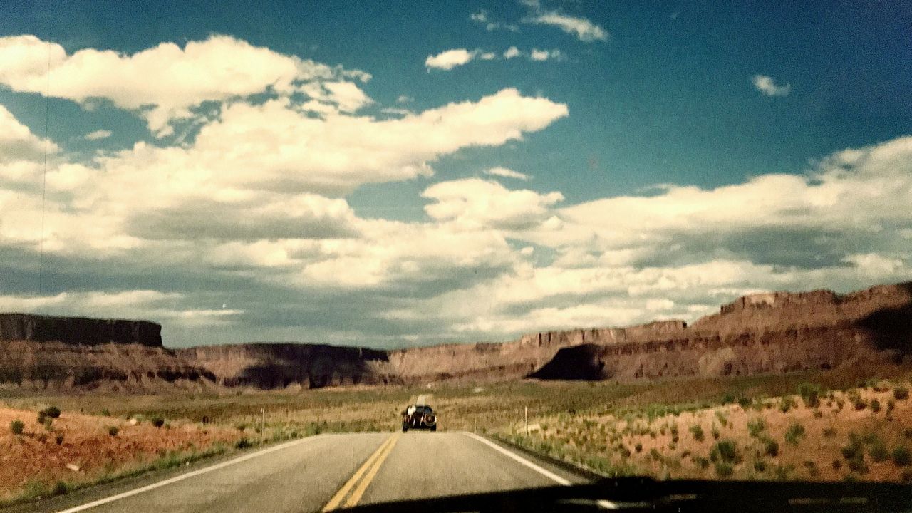 Genna took this picture as we drove out West together, connected by walkie-talkies in our cars.