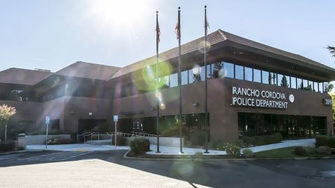 The Rancho Cordova Police Department building.