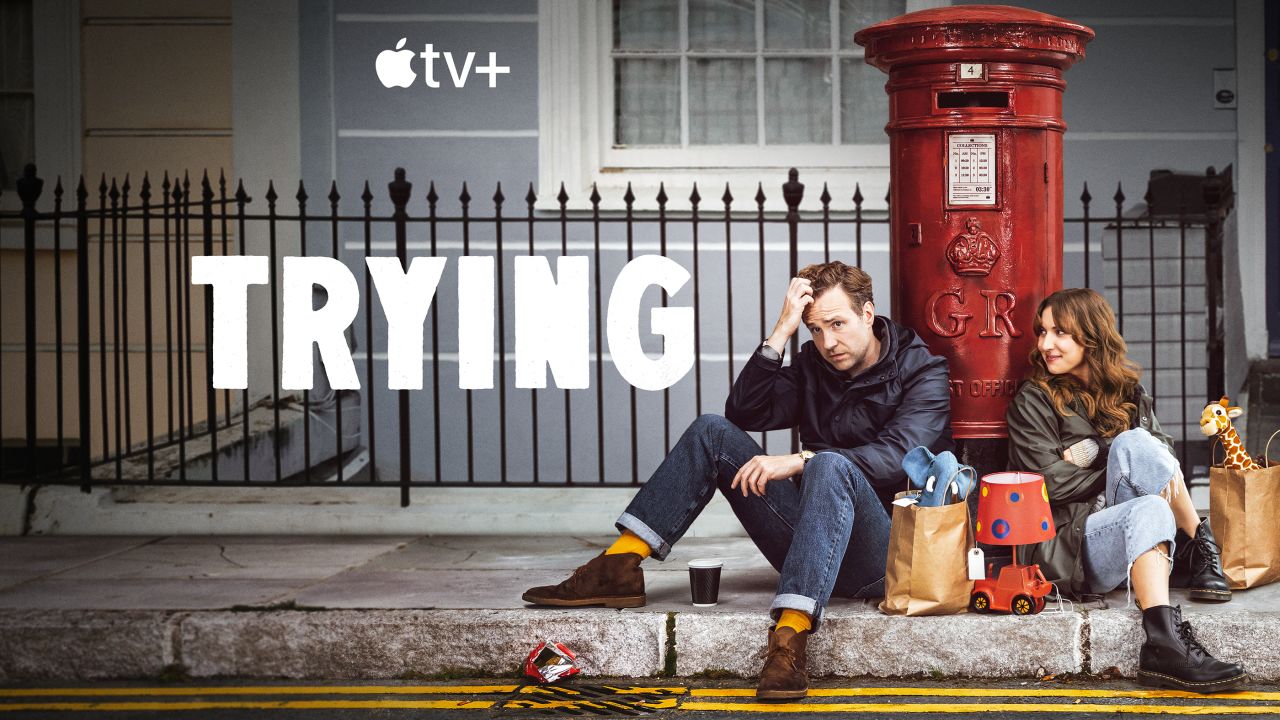 <strong>"Trying"</strong>: All Jason and Nikki want is a baby. But it's the one thing they just can't have. Starring Rafe Spall and Esther Smith, this comedy series about growing up, settling down and finding someone to love. <strong>(Apple TV+)</strong>