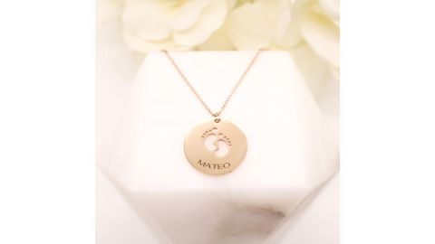Baby Feet Necklace for Mom