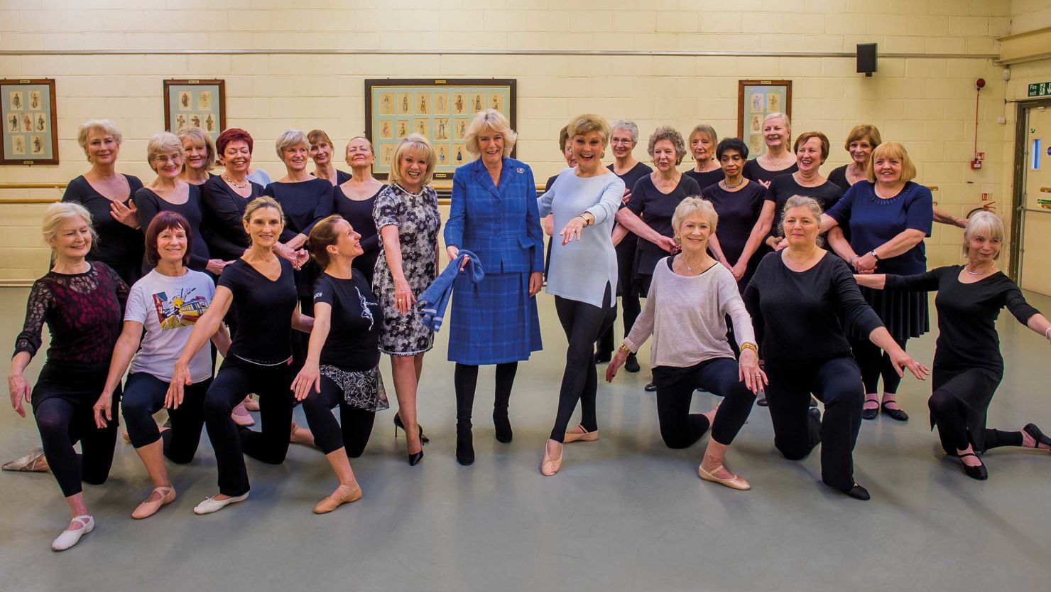 The Duchess of Cornwall visited London's Royal Academy of Dance in 2018.