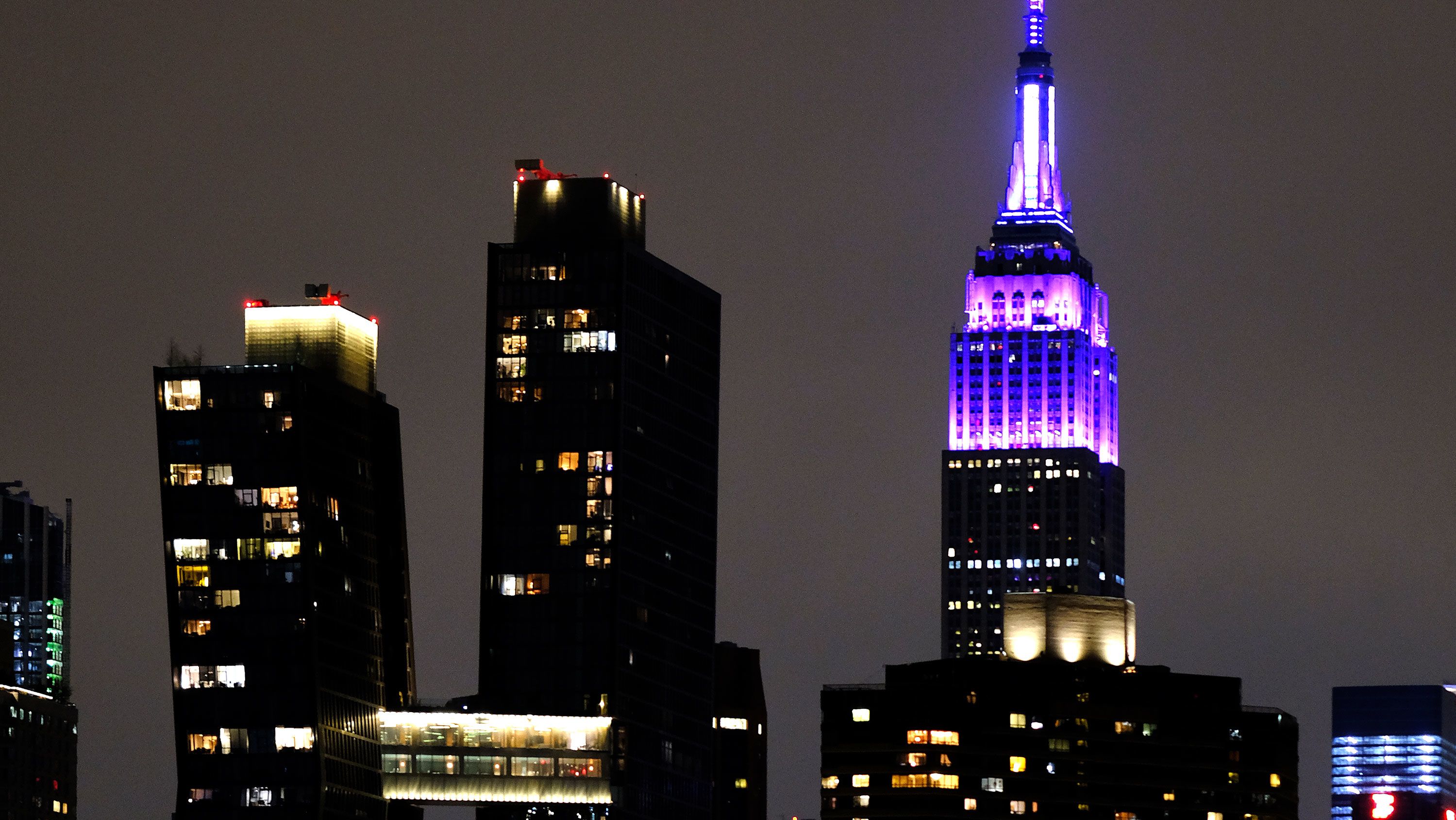 The Empire State Building will shine blue tonight to honor New York
