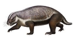 Adalatherium - Auchin reconstruction: Life-like reconstruction of Adalatherium hui, a new gondwanatherian mammal from the Late Cretaceous of Madagascar.