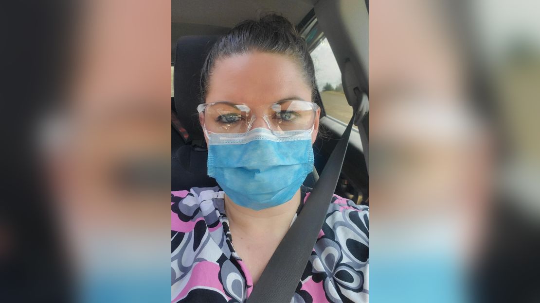 Kristen Beaton posted an image of herself in a mask days before her murder.