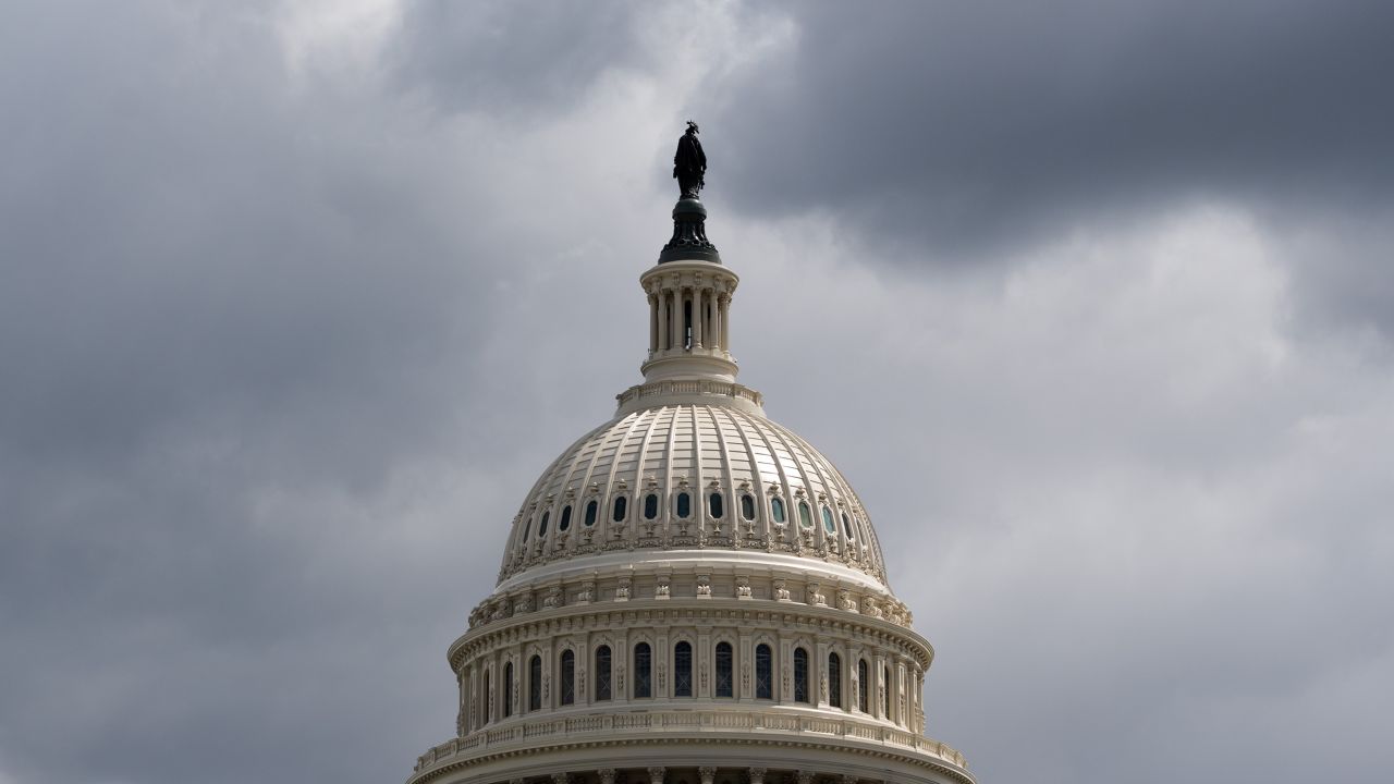 The US Capitol is seen in Washington, DC, April 10, 2020. (Photo by Saul Loeb/AFP/Getty Images)