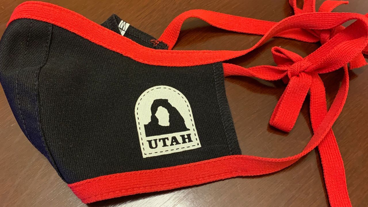 An example of a mask the state of Utah will be providing its residents as a part of its new initiative, "A Mask for Every Utahn." 