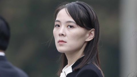 Kim Yo Jong attends wreath laying ceremony at Ho Chi Minh Mausoleum in Hanoi on March 2, 2019.