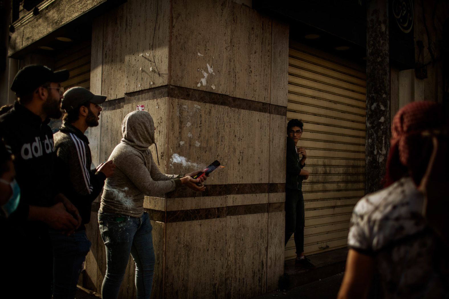 "We are hungry," protesters cried as they faced off with security forces this week.