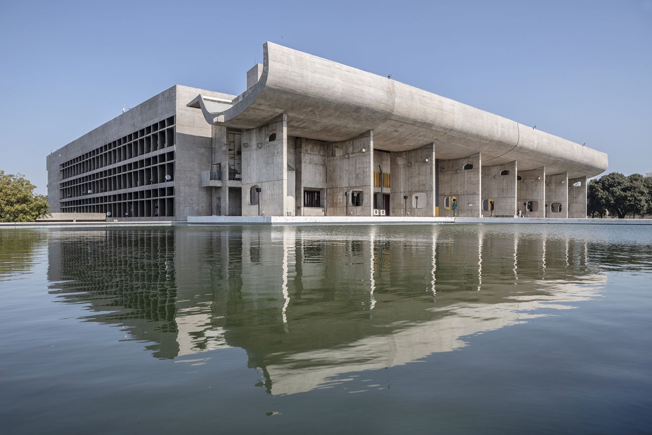 Palace of Assembly (1951-1965) by Swiss architect Le Corbusier