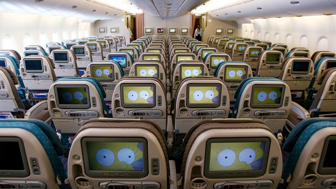 The A380's spacious interior means even more seats in economy.