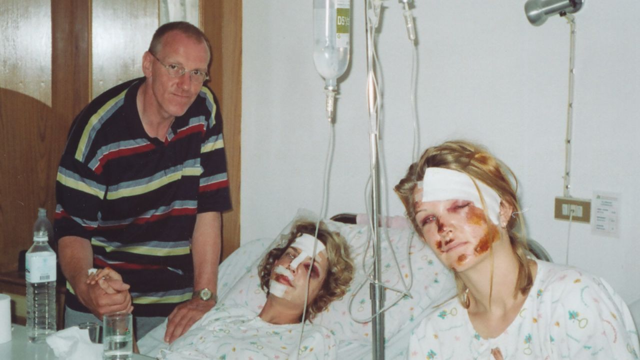 <strong>Thank you, Arno: </strong>German medical worker Arno, who picked us off the road and took us to the hospital, visited us regularly before we flew home to Canada. We've lost touch with him over the years, but our gratitude for his kindness has never lessened. 