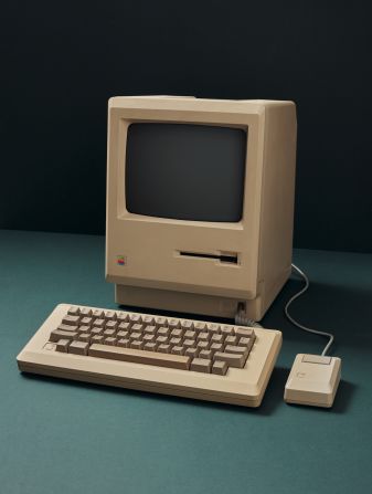 The original Apple Macintosh, released in 1984. Scroll through the gallery to see more images from his book. 