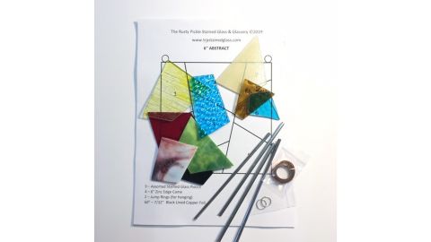 Stained Glass Abstract Suncatcher Kit