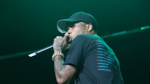 Tory Lanez performs on stage at Prudential Center in Newark, New Jersey, on September 13, 2019. 