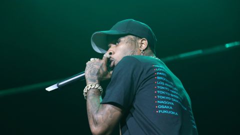 Tory Lanez performs on stage at Prudential Center in Newark, New Jersey, on September 13, 2019.