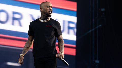 Tory Lanez performs on stage during Wireless Festival 2019 in London, England, on July 05, 2019.