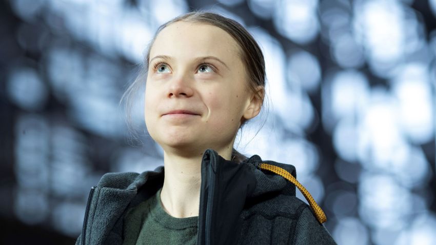 Swedish environmentalist Greta Thunberg arrives for a meeting at the Europa building in Brussels on March 5, 2020. (Photo by Kenzo TRIBOUILLARD / AFP) (Photo by KENZO TRIBOUILLARD/AFP via Getty Images)
