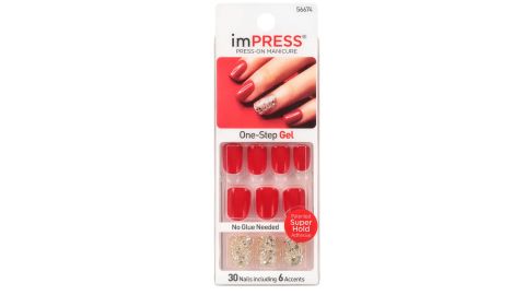 Broadway Nails Impress Press-On Manicure, Tweetheart