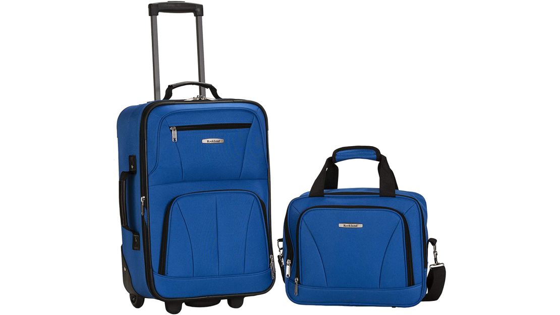 Rockland Fashion Softside Upright Luggage Set